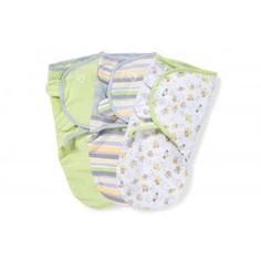 Конверт на липучке Swaddleme, размер S/M "Пчёлки" 3 шт Summer Infant