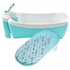Детская ванночка-джакузи с душевым краником Summer Infant Lil Luxuries, цвет: голубой