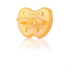 Соска-пустышка Hevea Crown круглая, 3+ мес.
