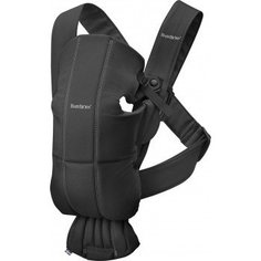 Рюкзак-переноска Baby Bjorn Mini Cotton, черный
