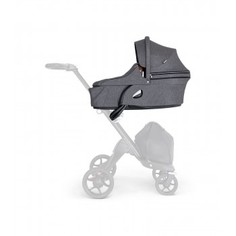 Люлька Stokke Xplory V6 Black Melange, черный меланж