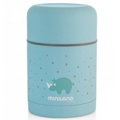 Детский термос для еды Miniland Silky Thermos, голубой