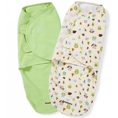 Конверты на липучке SwaddleMe, зеленый, L, 2 шт. Summer Infant