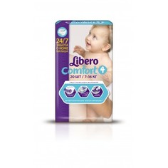 Подгузники LIBERO Comfort Maxi Baru (4) 7-14 кг, 20 шт.