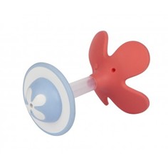Прорезыватель-погремушка Pigeon Munch Teether, красный, синий
