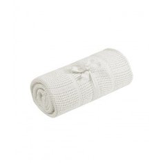 Плед хлопковый Mothercare для кроватки, 120х155 см, кремовый