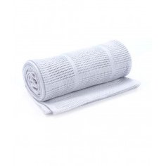 Одеяло ажурное Mothercare хлопковое, 155х120 см, серый