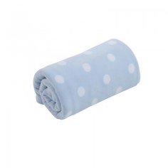 Плед для кроватки Mothercare флисовый, 155х120 см, голубой