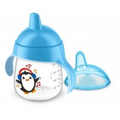 Чашка-непроливайка Philips Avent, от 12 мес., 260 мл, голубой