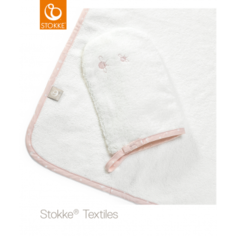 Полотенце с капюшоном Stokke Pink Bee Ocs