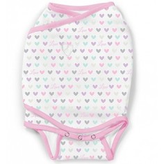 Конверт для пеленания SwaddleMe Kicksie "Сердечки", S Summer Infant