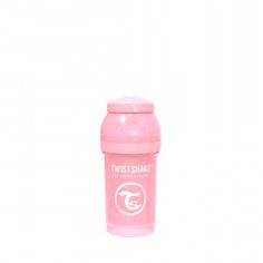 Бутылочка Twistshake антиколиковая для кормления, розовый
