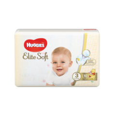 Подгузники Huggies Элит Софт 3 (5-9кг), 40 шт.