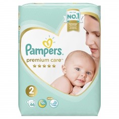 Подгузники PAMPERS Premium мини (4-8кг), 66 шт.