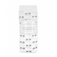Пеленка детская муслиновая Adam Stork Grey Wow