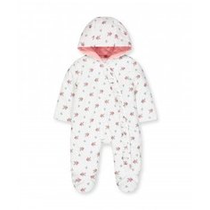 Комбинезон вельветовый утепленный, на трикотажной подкладке, белый Mothercare