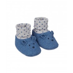 Носочки-пинетки "Мишка", синий Mothercare