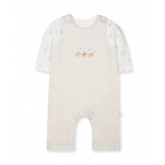 Комбинезон "Слоники" и боди в комплекте, бежевый Mothercare