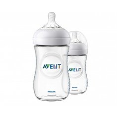 Бутылочка Philips Avent Natural, 1 мес.+, 260 мл