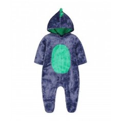 Комбинезон "Динозаврик" плюшевый, синий Mothercare
