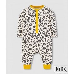 Комбинезон My K с леопардовым рисунком Mothercare