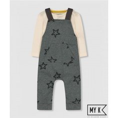 Комбинезон на бретелях My K и боди в комплекте Mothercare