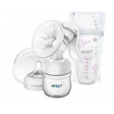 Молокоотсос ручной Philips Avent Natural с пакетами