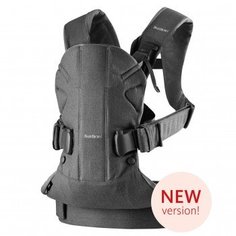 Рюкзак-переноска Babybjorn One Soft Cotton Dark Grey, серый