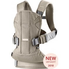 Рюкзак-переноска Babybjorn One Air Mesh Greige, cеро-бежевый