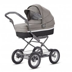 Коляска Inglesina Sofia System Duo 2 в 1 на шасси Ergo Bike MYKONOS, серый