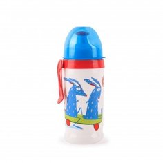 Поильник с прищепкой Happy Baby sky, 360 мл, голубой