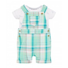 Комбинезон в клетку и боди в комплекте Mothercare