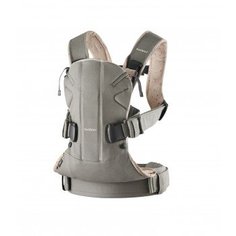 Рюкзак-переноска BabyBjorn Baby Carrier One Cotton, Classic grey Pink sprinkles