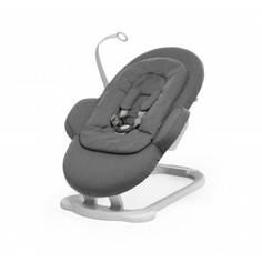 Шезлонг для новорождённого Stokke Steps Bouncer, Deep Grey, темно-серый