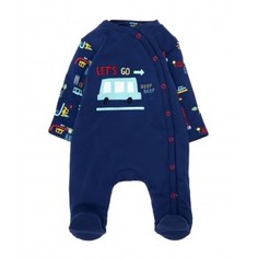 Комбинезон с рисунком "Транспорт", синий Mothercare