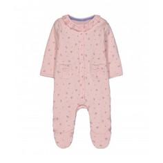 Комбинезон с оборками и кармашками, розовый Mothercare