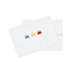 Простынь Mothercare "Кубики", 2 шт., 170х120 см, белый