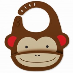 Силиконовый слюнявчик Skip Hop "Обезьяна"