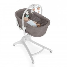 Кроватка-стульчик Chicco Baby Hug 4 в 1 Legend, серый