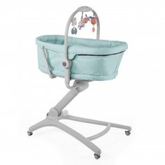 Кроватка-стульчик Chicco BABY HUG 4 в 1, бирюзовый