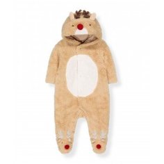 Комбинезон "Олененок" плюшевый, коричневый Mothercare