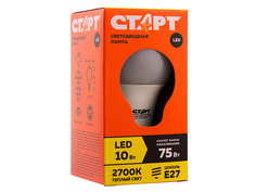 Лампочка Старт Эко 10W30 E27 2700K 10662/14823 Start