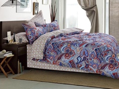 Постельное белье Cleo Satin Lux 15/462-SL Комплект 1.5 спальный Сатин