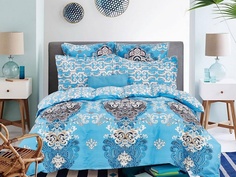 Постельное белье Cleo Satin Lux 15/322-SL Комплект 1.5 спальный Сатин