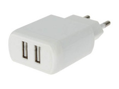 Зарядное устройство Eltronic Faster 2xUSB 3.1A White 5649