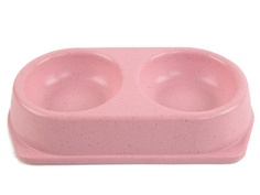 Миска двойная Bobo 3039-Z-1 Pink Bo&Bo