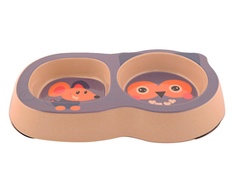 Миска двойная Bobo BO-3140Z-4 Blue Bo&Bo