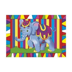 Гравюра Рыжий кот Слоник в