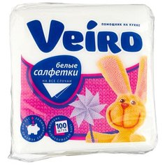 Салфетки Veiro Белые 24 х 24 см