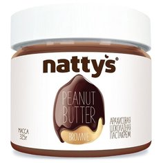 Nattys Паста арахисовая Brownie